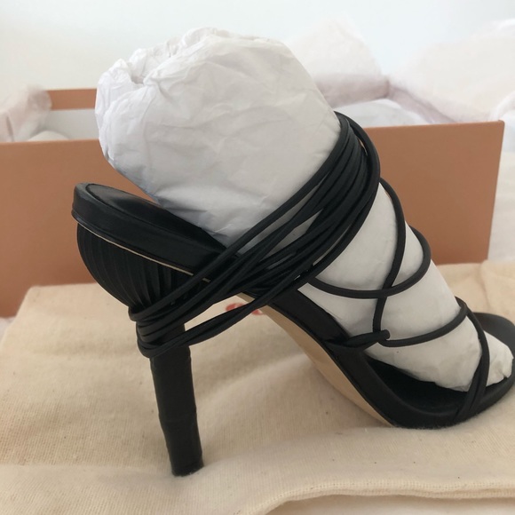 Cult Gaia Women’s Soleil Lace-Up Leather Sandals - Picture 2 of 4